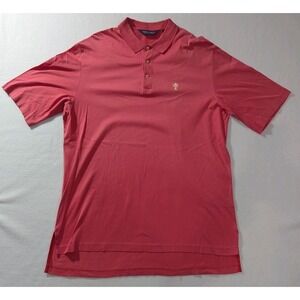 Polo Golf Ralph Lauren‎ Honors Trophy Coral Pink Performance Polo L Pima Cotton
